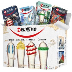 【避孕套】倍力乐刺套 激情旋风龙 抬头霸王龙 G点潜水龙 潮吹喷水龙 2只装