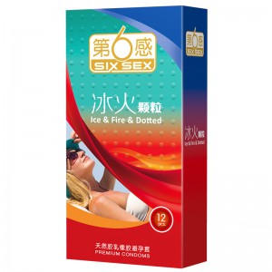 第六感避孕套 冰火大颗粒12只 套带刺G点套 成人情趣用品代发