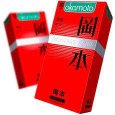 冈本SKIN系列 激薄10只装超薄避孕套安全套成人情趣计生用品批发