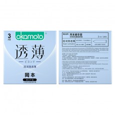 【避孕套】冈本透薄系列 超润滑透薄3只装