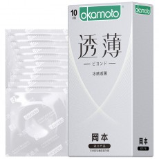 【避孕套】冈本透薄系列 冰感透薄10只装