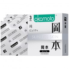【避孕套】冈本SKIN系列 纯薄3只装