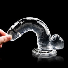 【女用器具】幻遇透明阳具冰肌玉骨