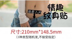 【情趣用品】幻遇 纹身贴