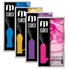【情趣用品】名流水晶狼牙套 霸王套 蛟龙套 狼牙套 战神套