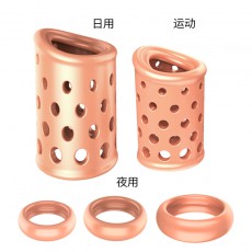 【情趣用品】取悦包皮阻复环套装（透气型）
