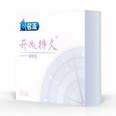 【避孕套】名流开心持久紧致型3只装