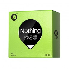 【避孕套】大象轻薄系列【003超轻薄Nothing】3只装