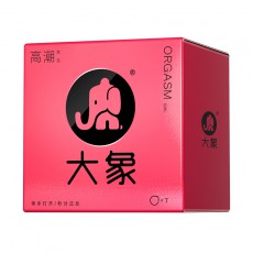 大象避孕套女生高潮超薄粉色003安全套7只装成人酒店用品批发代发