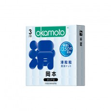 冈本滑粒粒大颗粒3只装大G点正品情趣安全套男用计生用品批发代发