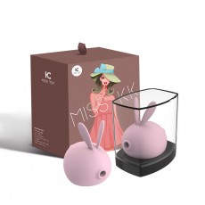 【女用器具】KISTOY MISS KK萌兔子吸力跳蛋夫妻调情情趣用品一件代发