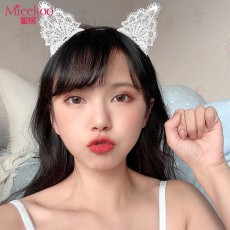 蜜恪性感蕾丝猫耳朵发箍猫女郎兔耳朵蕾丝派对发饰批发代发7300