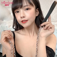 蜜恪情趣铁链sm性奴狗链金属牵引绳调教用品另类夫妻成人玩具7108