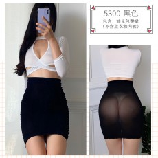 【情趣内衣】蜜恪 油光包臀裙 5300