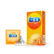 【避孕套】名流活力螺纹10只装