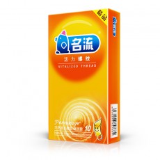 【避孕套】名流活力螺纹10只装