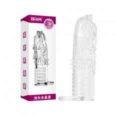 【情趣用品】取悦神龙狼牙套爱巢系列龙头套龙根套龙鳞套加长龙根套