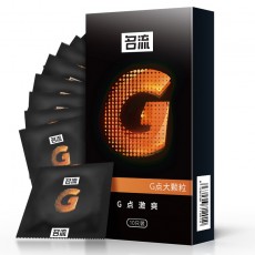 【避孕套】名流 冰火融情 G点激爽 热粒渴望 10只装