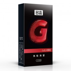 【避孕套】名流 冰火融情 G点激爽 热粒渴望 10只装