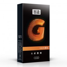 【避孕套】名流 冰火融情 G点激爽 热粒渴望 10只装