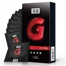 【避孕套】名流 冰火融情 G点激爽 热粒渴望 10只装