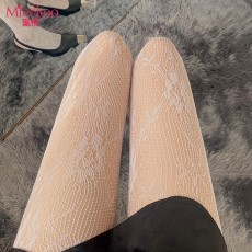【情趣内衣】蜜恪太阳花提花连裤网袜（不含内裤）5108