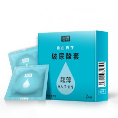 【避孕套】名流自由自在薄 玻尿酸 2只装