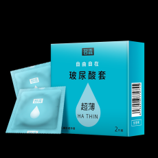 【避孕套】名流自由自在薄 玻尿酸 2只装