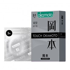 【避孕套】冈本至感TOUCH系列 至感紧型3只装(2+1)
