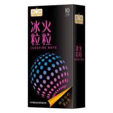 【避孕套】第六感冰火粒粒10只装【拼多多专供款】