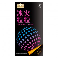 【避孕套】第六感冰火粒粒10只装【拼多多专供款】