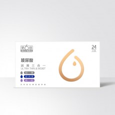 【避孕套】第六感玻尿酸润薄三合一24只装