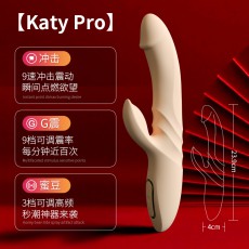 KISTOY KATY PRO双头按摩冲击震动棒女用G点自慰器成人情趣性用品