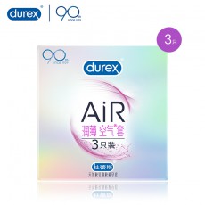 【避孕套】杜蕾斯AiR润薄空气套3只装