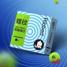 【避孕套】大象情趣系列【螺纹】3只装