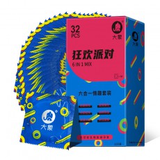 【避孕套】大象情趣系列【狂欢派对】32只装
