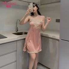 【情趣内衣】蜜恪侧开叉吊带睡裙8382