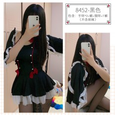【情趣内衣】蜜恪漏背女仆套装8452