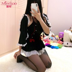【情趣内衣】蜜恪漏背女仆套装8452