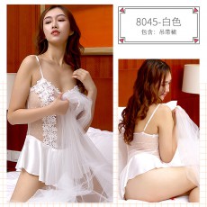 【情趣内衣】蜜恪 吊带睡裙 8045