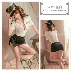 【情趣内衣】蜜恪女警制服8475