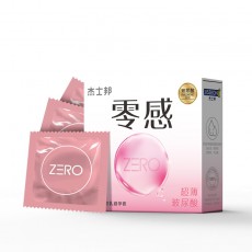 【避孕套】杰士邦零感玻尿酸超薄3只装