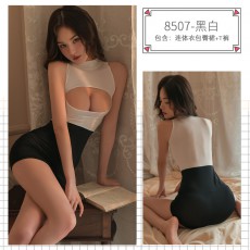 【情趣内衣】蜜恪性感秘书装8507