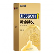杰士邦黄金持久6只装延时避孕套安全套成人情趣计生用品批发