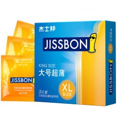 【避孕套】杰士邦大号超薄3只装