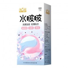 【避孕套】第六感水啵啵100只装