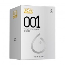 【避孕套】第6感001超润薄6只装