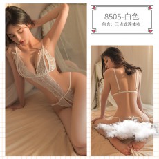 【情趣内衣】蜜恪连体衣三点式8505