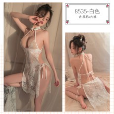 【情趣内衣】蜜恪复古蕾丝旗袍8535