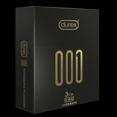 杜蕾斯durex 避孕套 001聚氨酯超薄安全套 中号0.01mm 批发代发